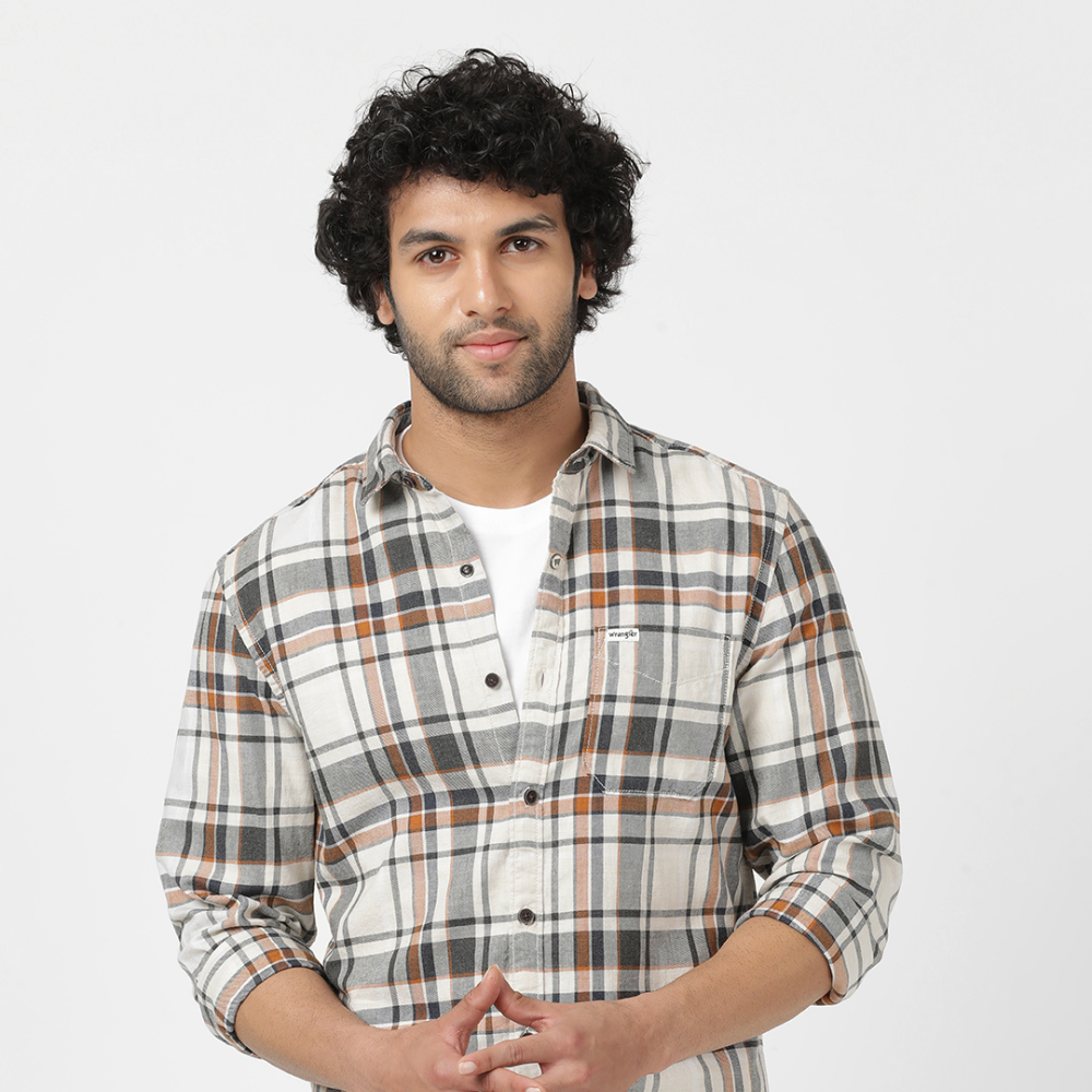 Men Checked Shirt