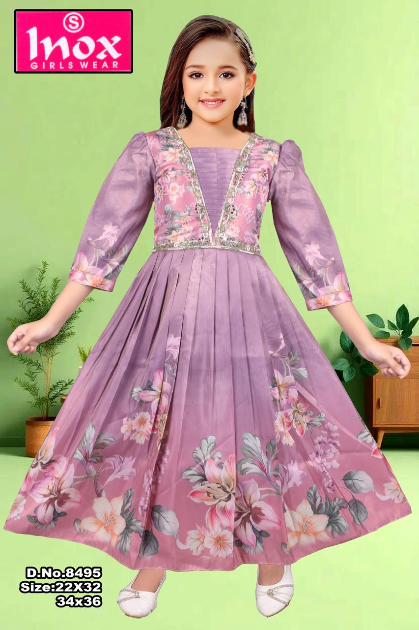 Kids Baby Girl Floral Design Frock Set Of 6 Pieces