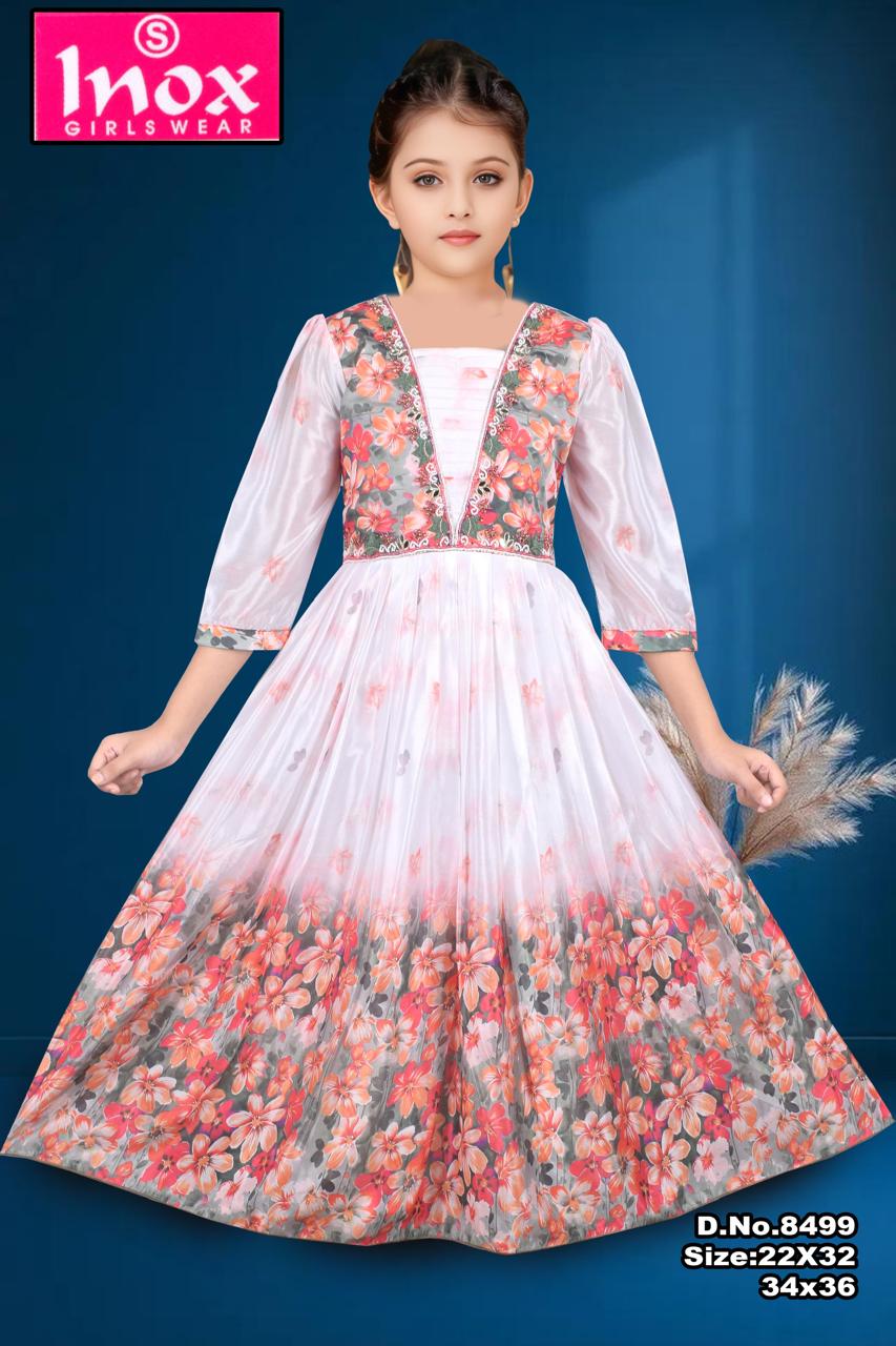 PARTY WEAR DESIGNER GOWN SET OF 6 PIECES