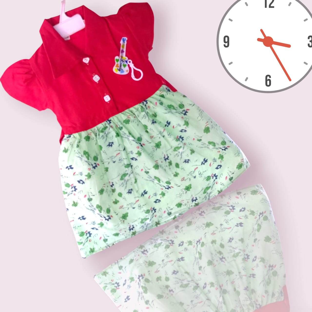 Kids Baby Girl's Frock Set Of 6 Pieces